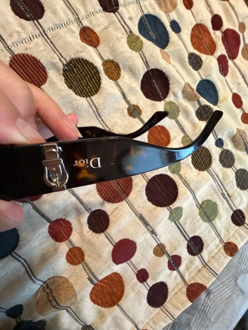 Dior women’s Black with brown Sunglasses with Dark Lenses